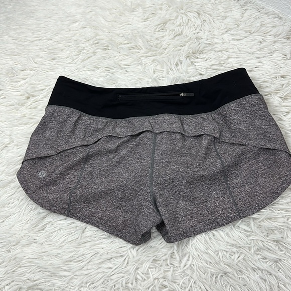 Lululemon Speed Up Short *2.5" Heather Lux Multi Black / Black - Picture 6 of 8